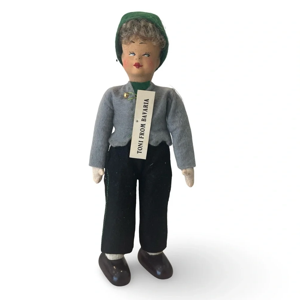 Vintage Bavarian Travel Doll